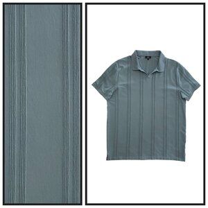 Express Men’s Green Polo Shirt Short Sleeve Size L